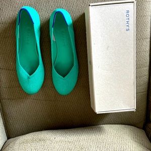 Rothys Mojito Metallic Flats